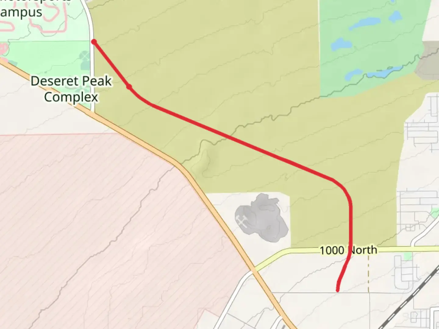 An image depicting the trail Mid Valley Trail and its surrounding area.