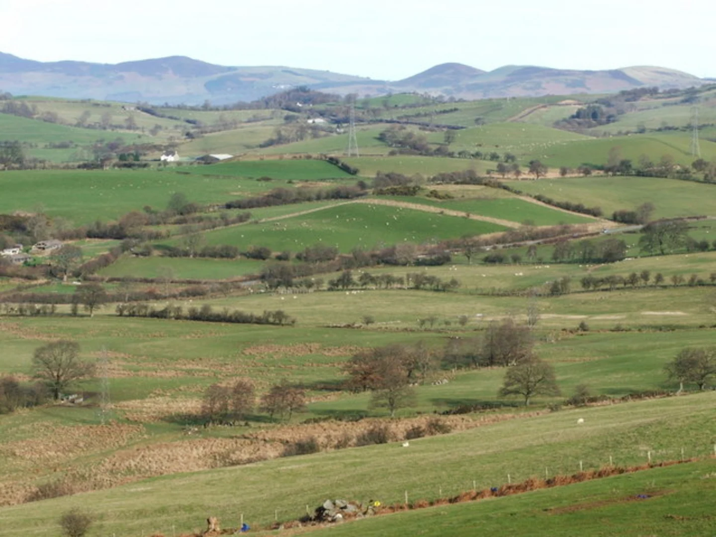 An image depicting the trail Corwen - River Dee and Caer Drewyn and its surrounding area.