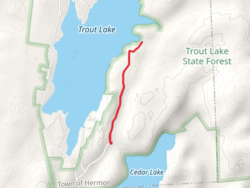 Cedar Lake N Shore Road Trail