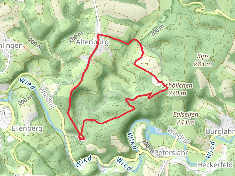 Burgruine Ehrenstein, Heckenhahn and Kaltenhohe Loop