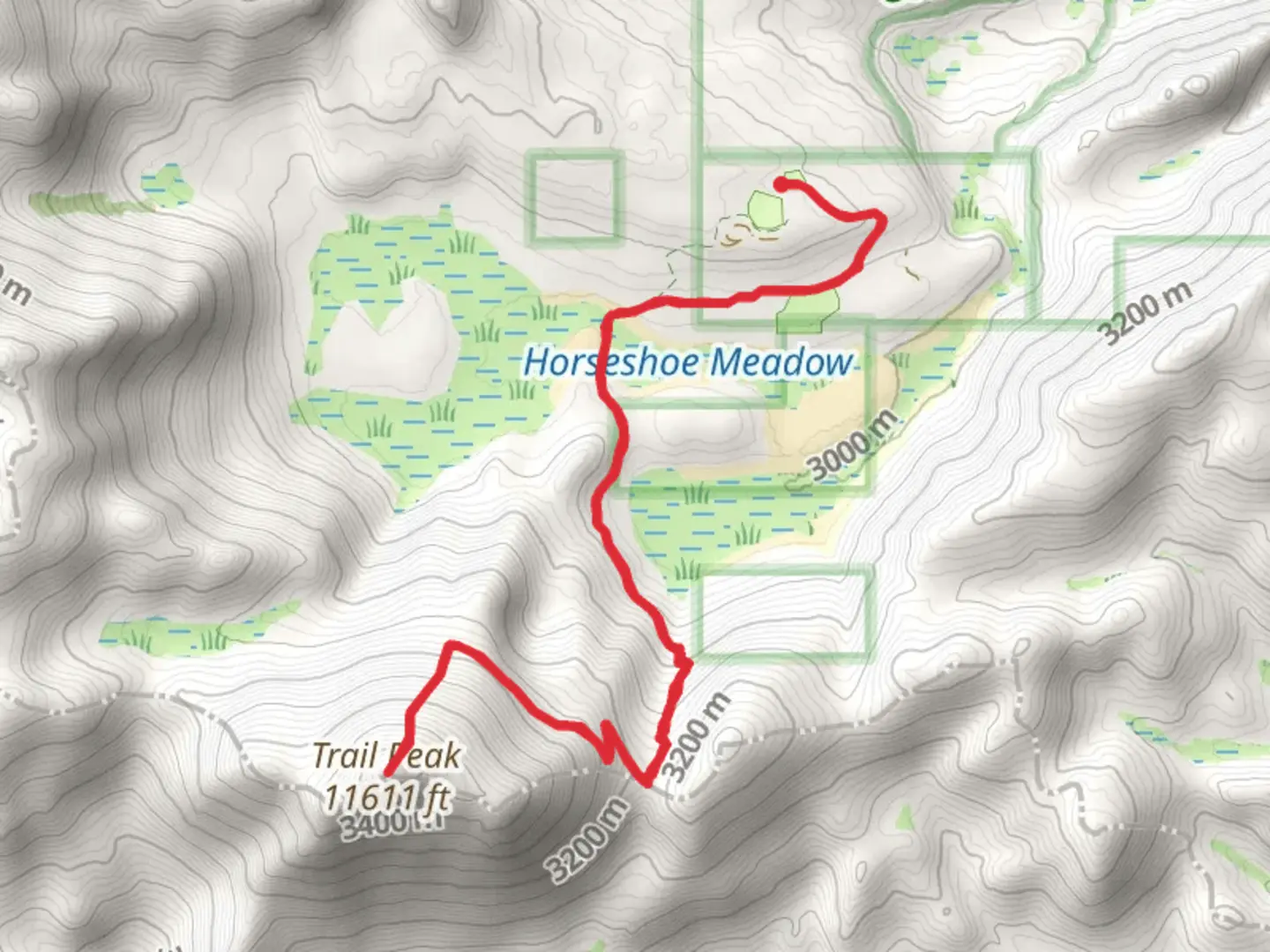 An image depicting the trail Trail Peak via Cottonwood Pass Trail and its surrounding area.