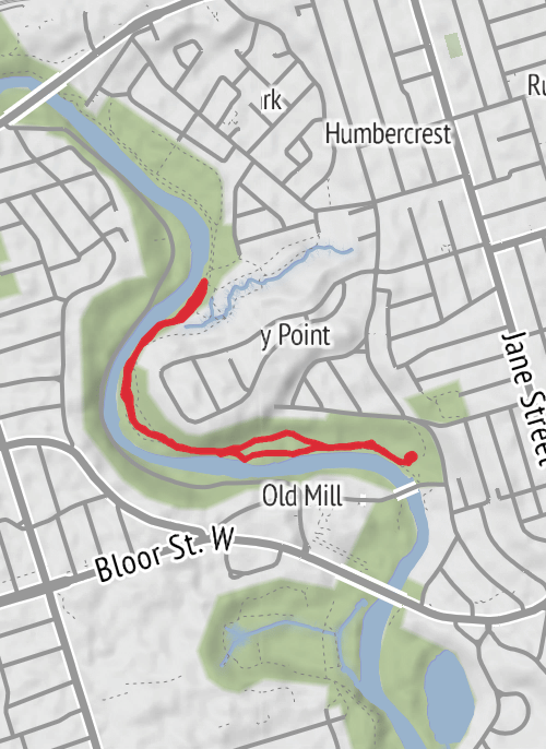 Old Mill Bloor  mobile static map