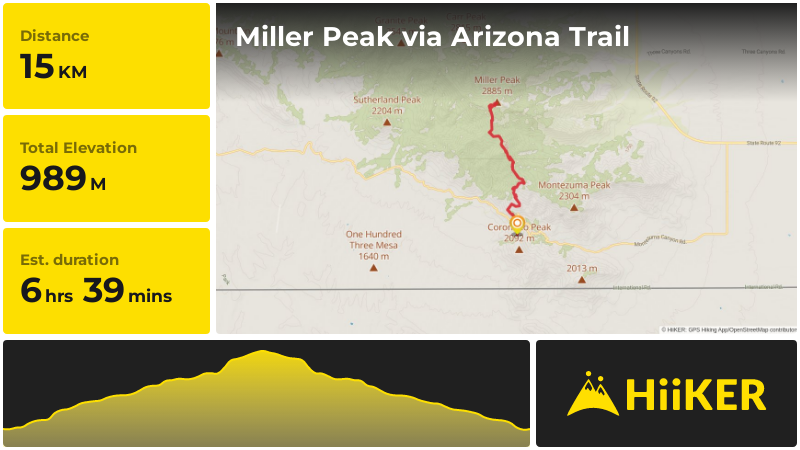 Miller Peak via Arizona Trail | Cochise County | Arizona