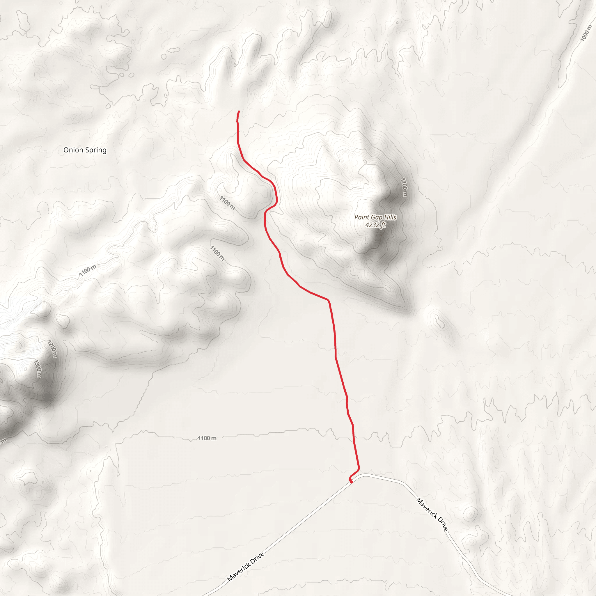 Paint Gap Road mobile static map