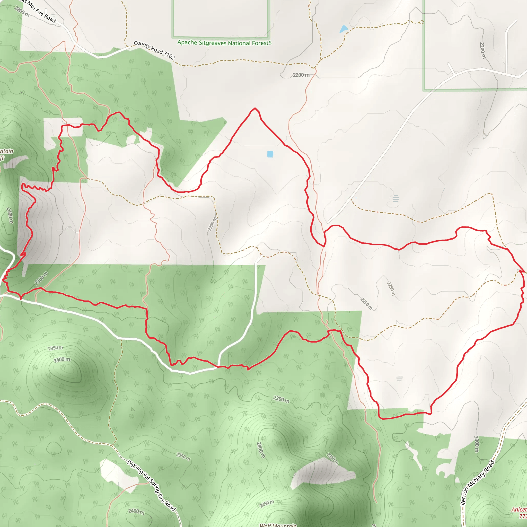 Land of the Pioneers Loop mobile static map