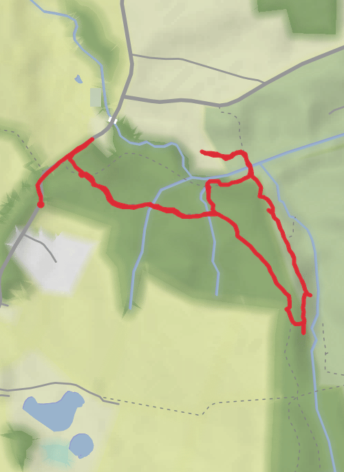 County Durham Walking mobile static map