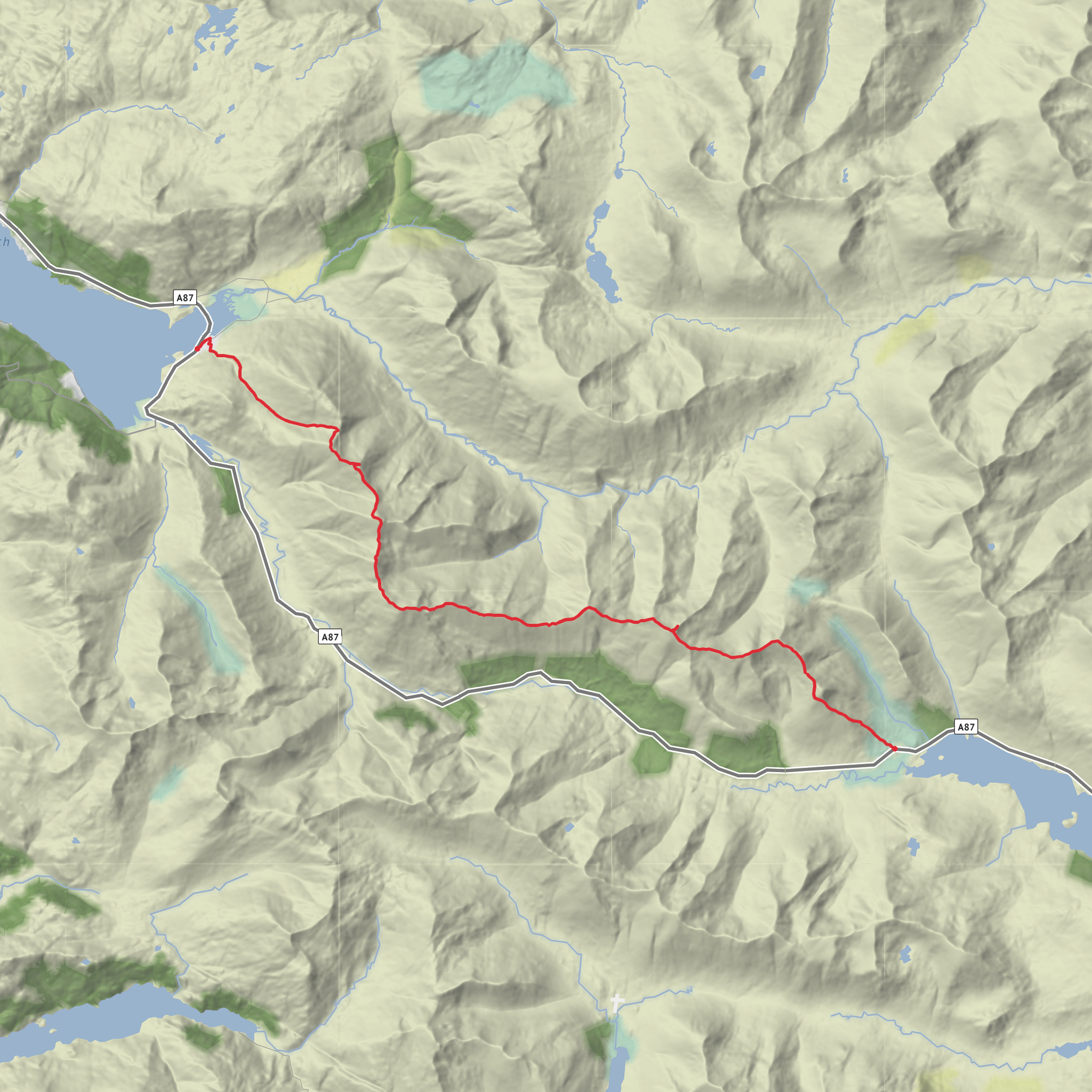Glenshiel North mobile static map