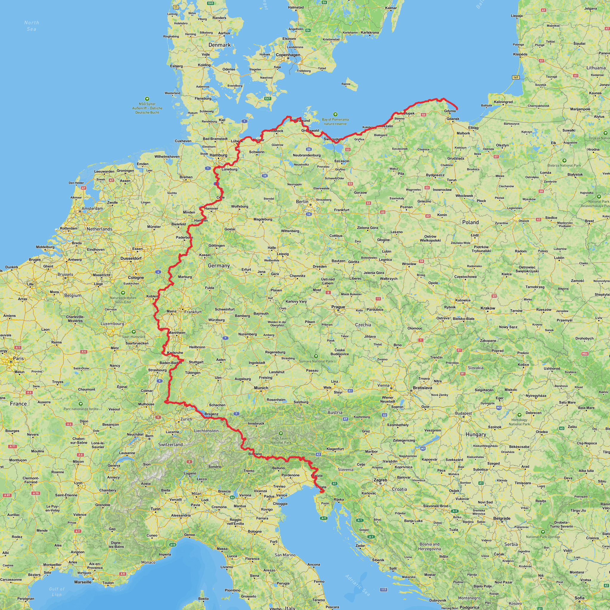 Wolf Trail mobile static map