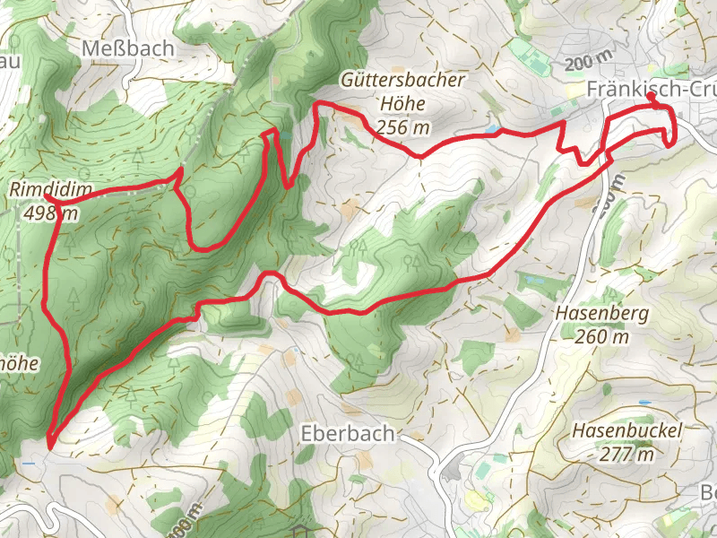 Alemannenweg and Fraenkisch Crumbach 1