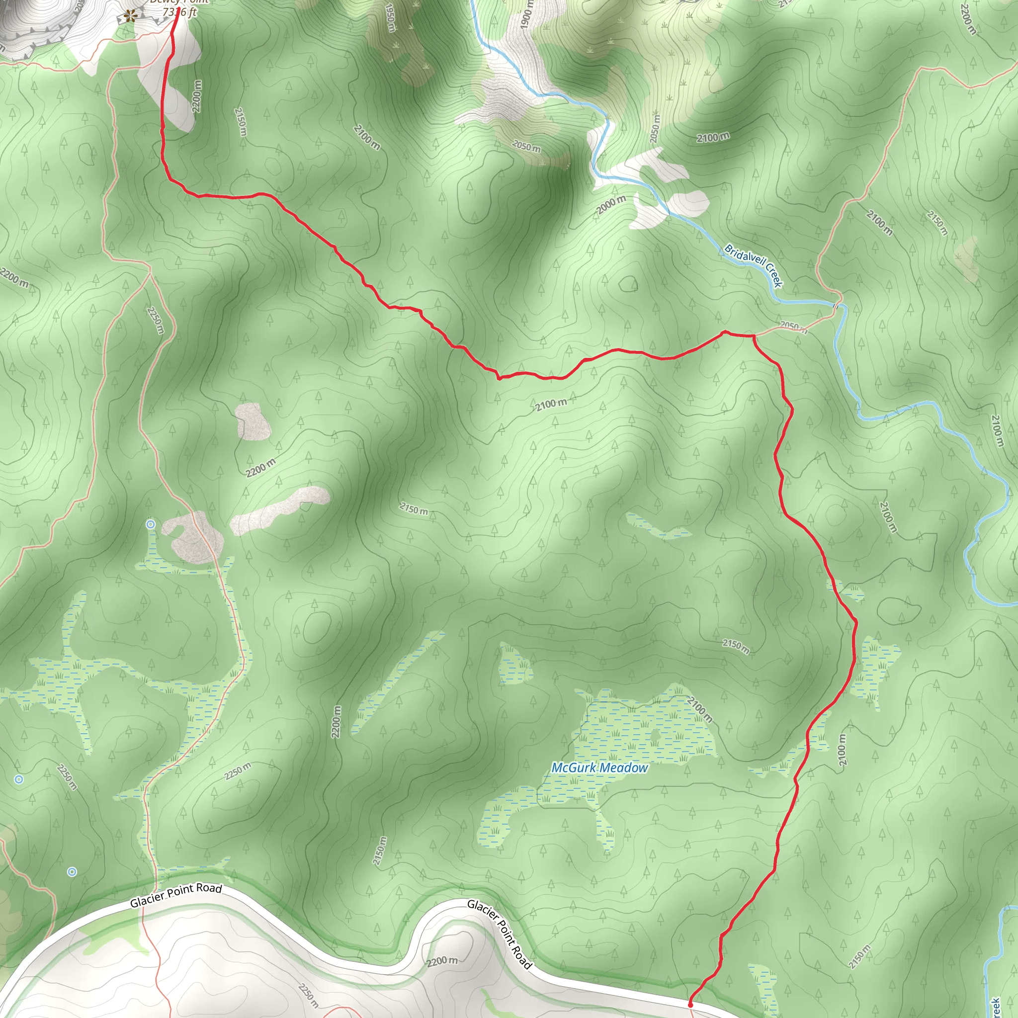 Dewey Point mobile static map