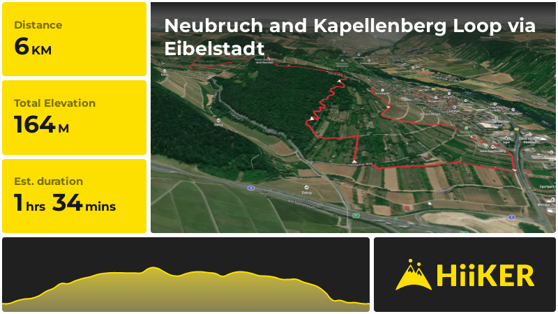 Neubruch and Kapellenberg Loop via Eibelstadt | Würzburg | Germany