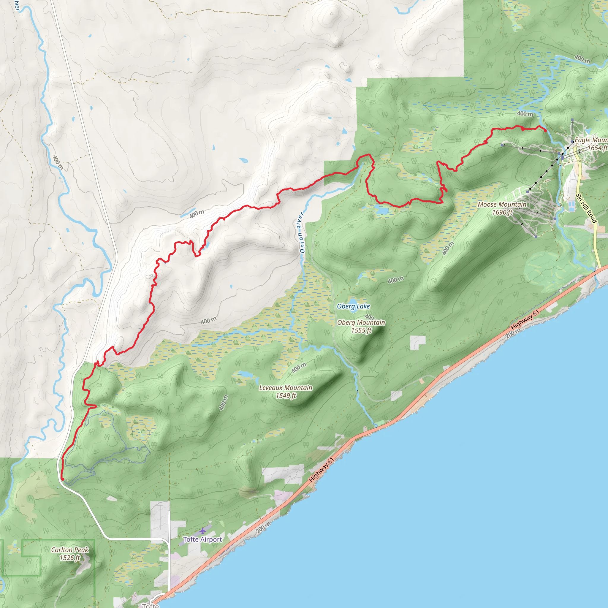 Jackpot Trail mobile static map