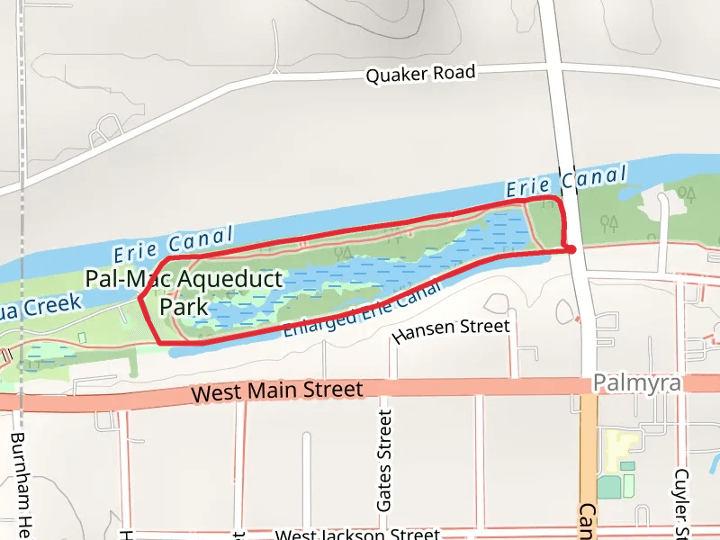 Erie Canal in Pal-Mac Aqueduct Park Loop