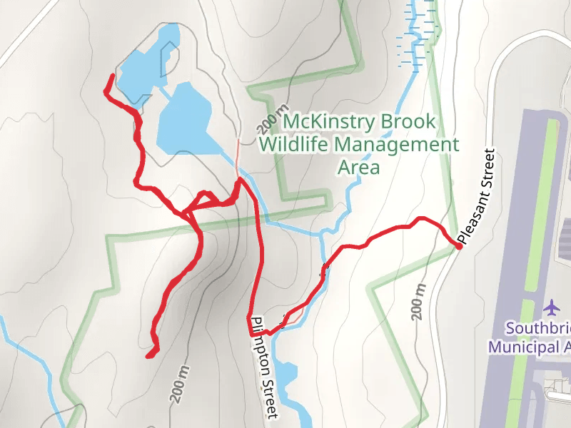 Pleasant Street via McKinstry Brook Trail