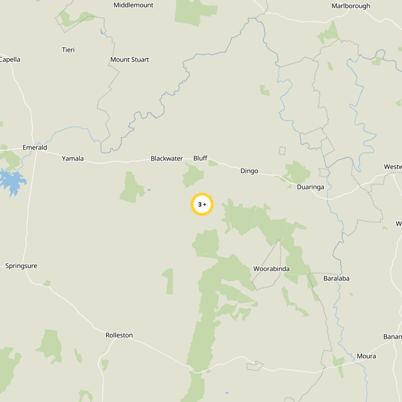 Central Highlands Static Map