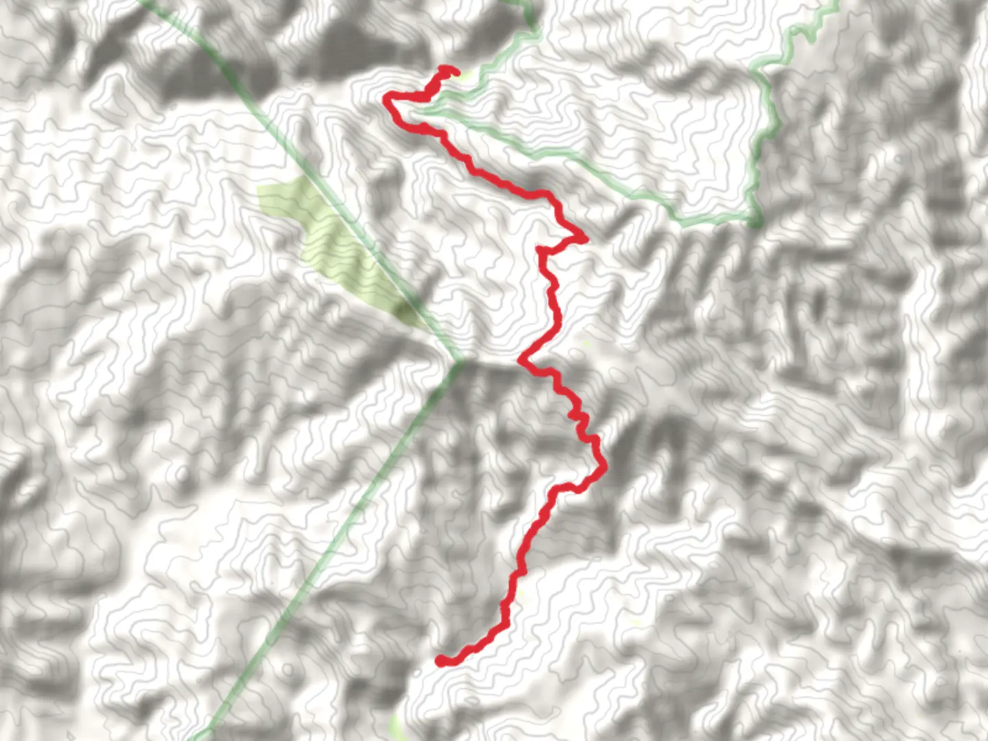 An image depicting the trail Santa Cruz Trail and its surrounding area.