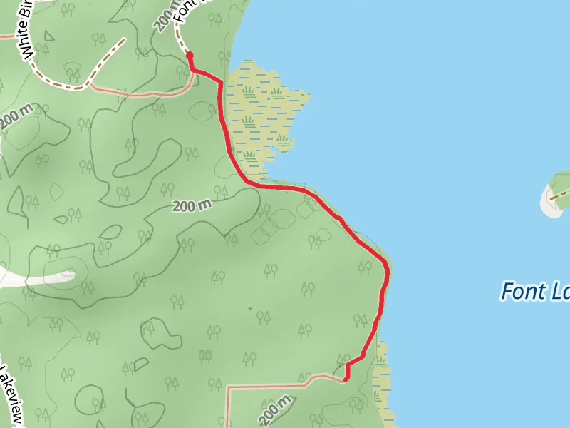 Font Lake Trail