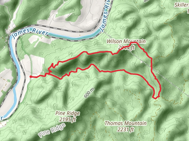 Sprouts Run and Wilson Mountain Loop Trail