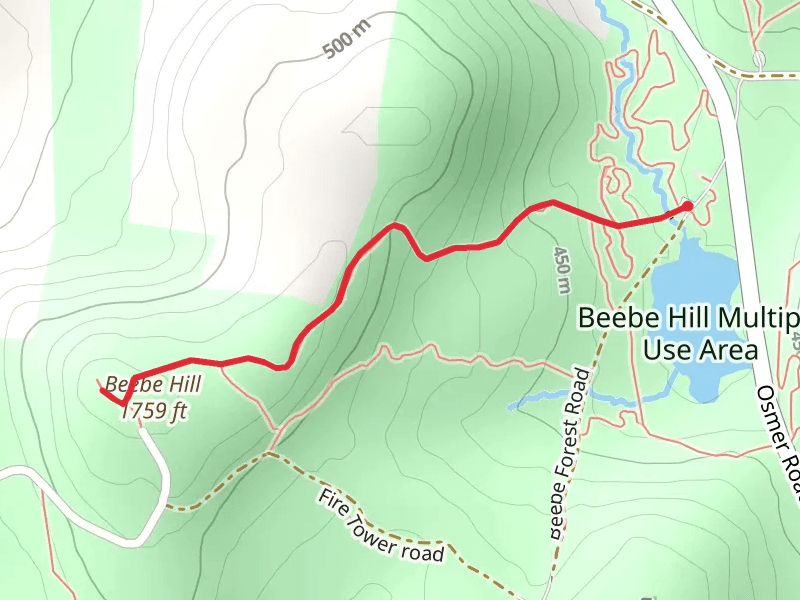 Beebe Hill in Beebe Hill Multiple use Area