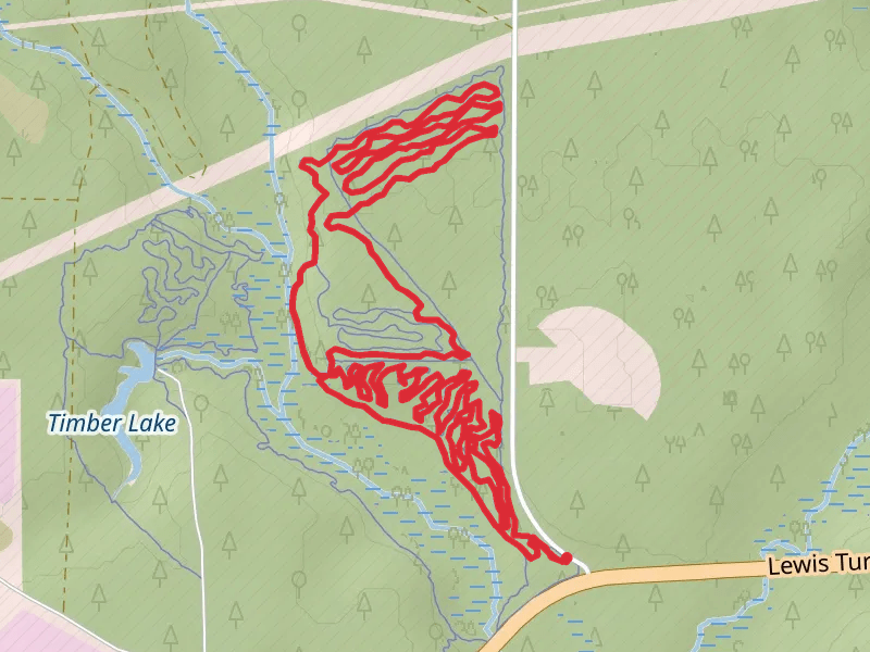 Lightwood Knot Creek - Timber Lake Trail