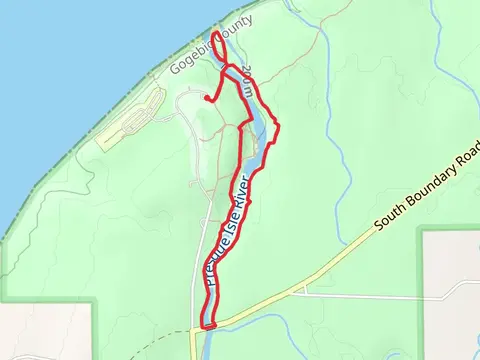 Manido Falls and Presque Isle River Area Loop