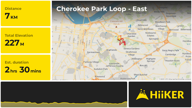 Cherokee Park Loop - East | Jefferson County | Kentucky