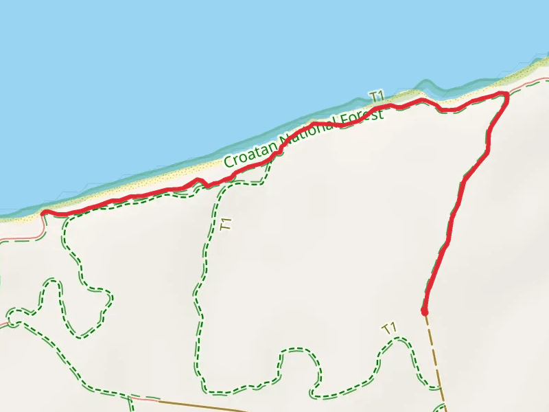 Neusiok Trail Out and Back