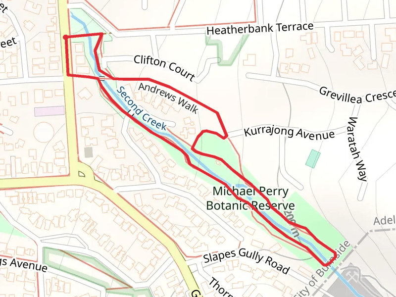 Michael Perry Botanic Reserve Walk