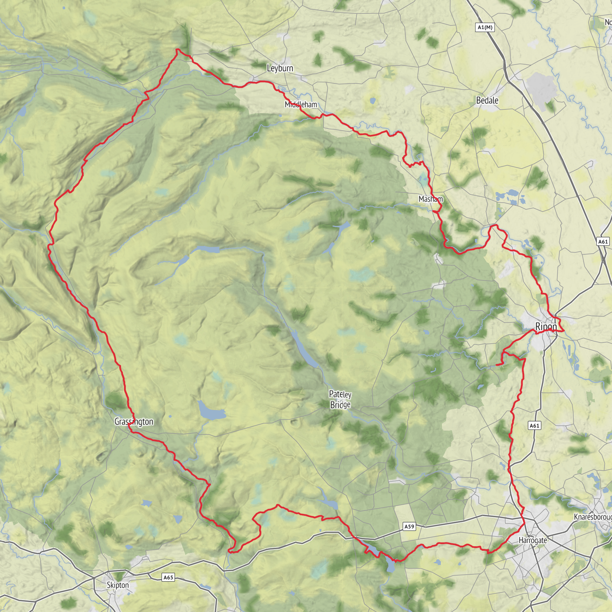 Abbeys Amble mobile static map