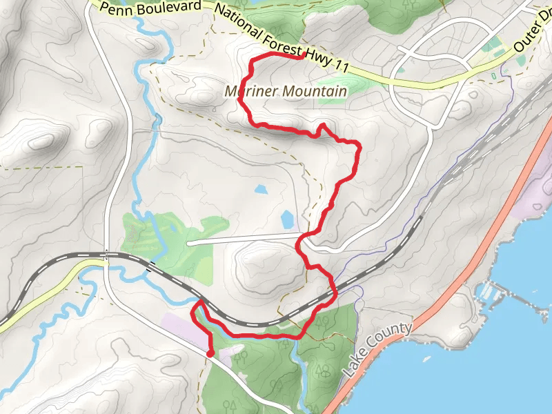 Superior Hiking Trail from Lax Lake Road