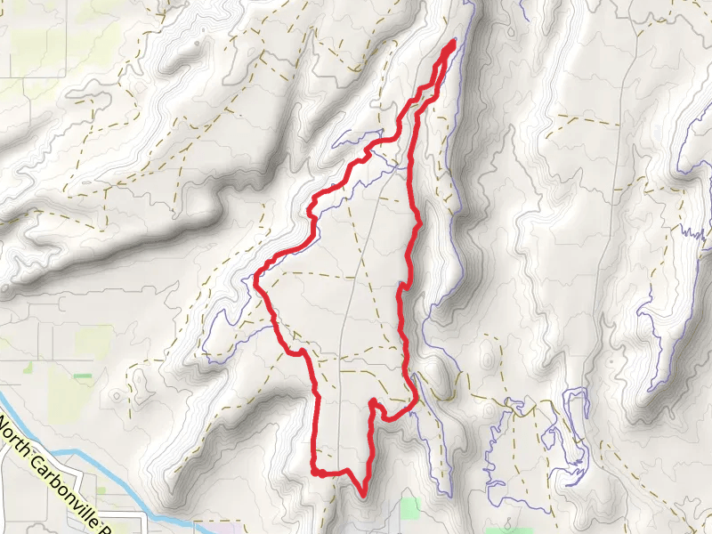 Luke's Trail and Knot Pete's Rim Loop