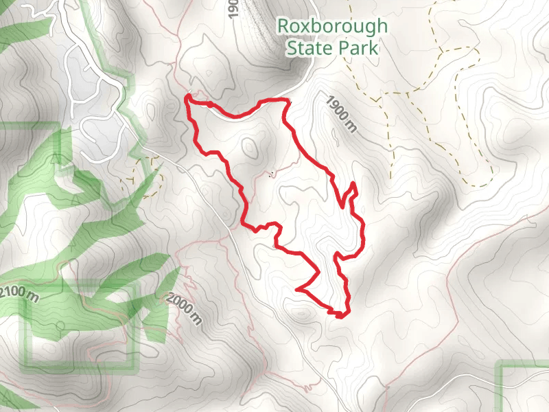 South Rim Trail and Willow Creek Trail Loop