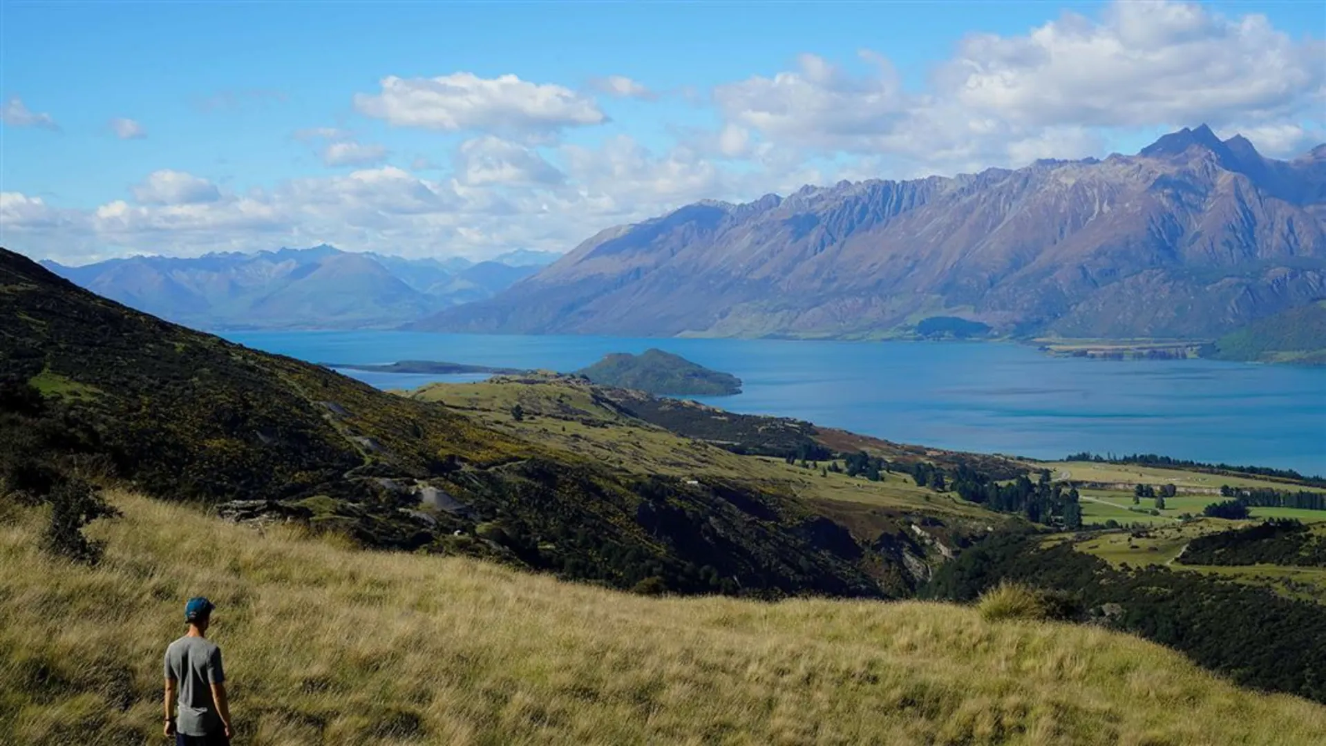 An image depicting the trail Mt Mcintosh Loop Track and its surrounding area.