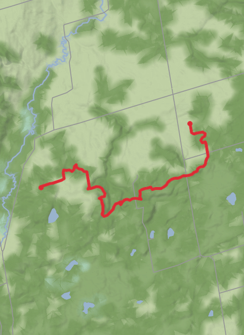 Hike from Ravenna mobile static map