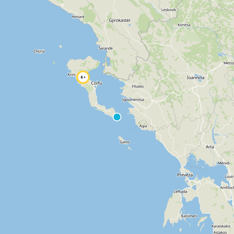 Corfu Static Map