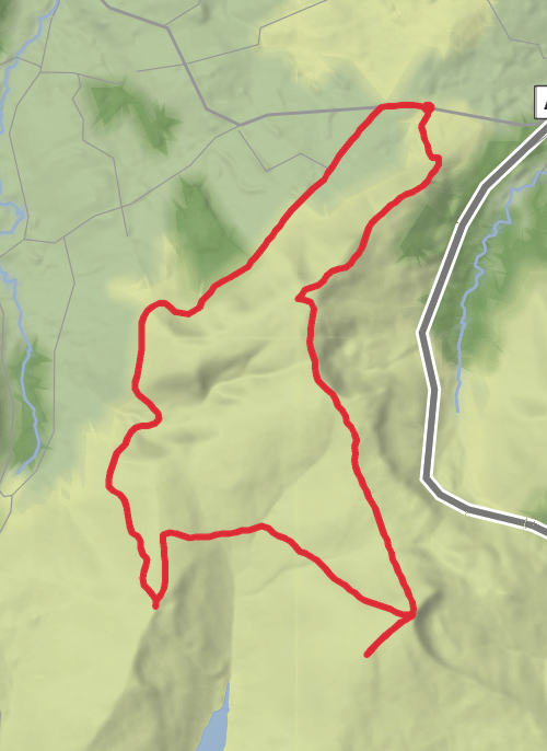 Hike from Brecon mobile static map