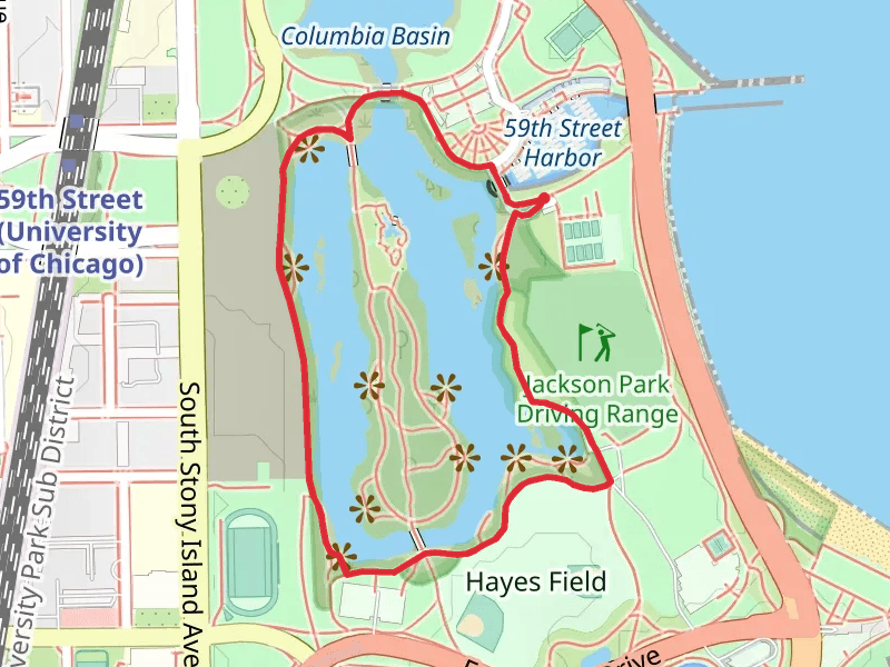 Jackson Park Lagoon Loop