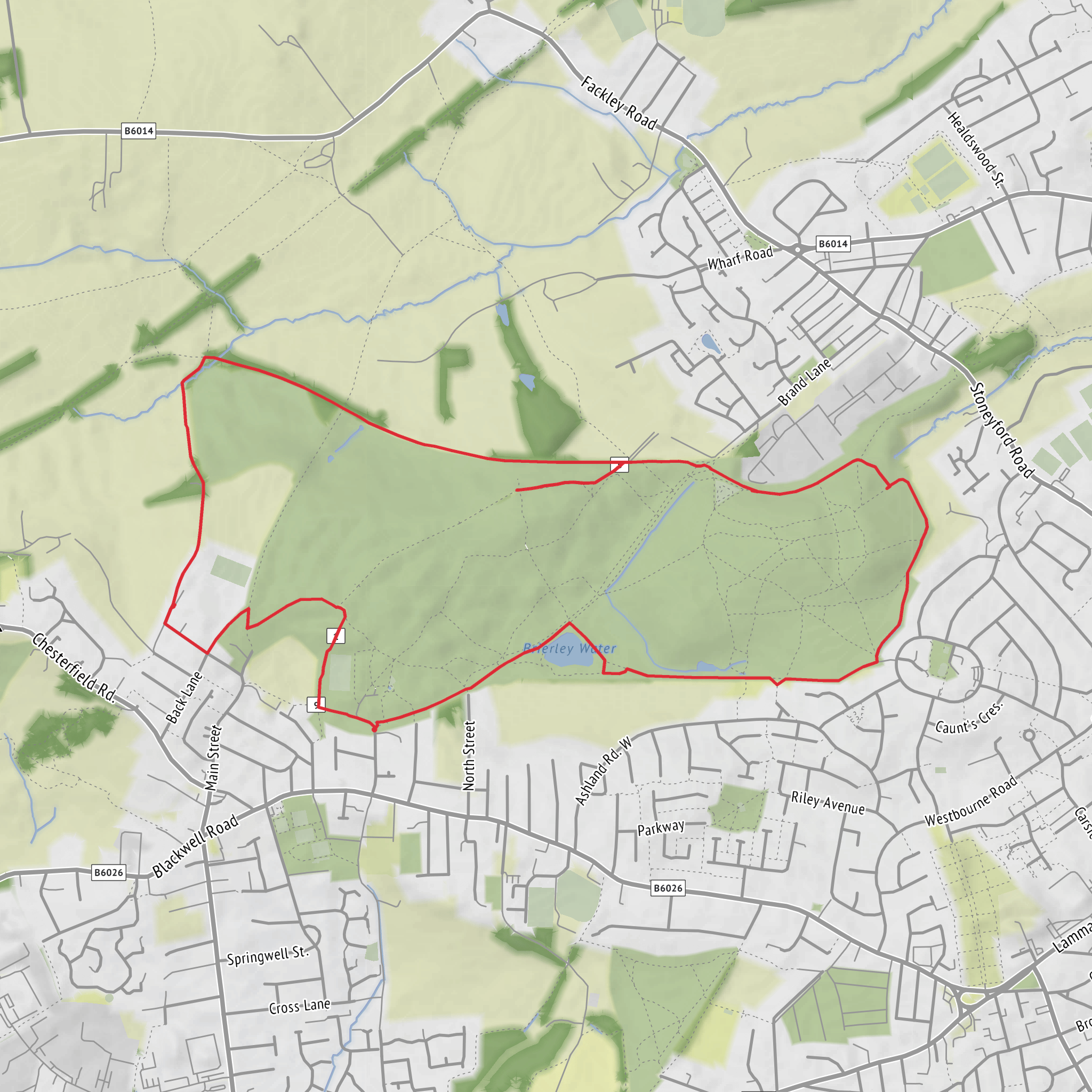 Brierley park loop mobile static map
