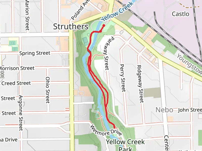 Yellow Creek Trail - Creekside Fork