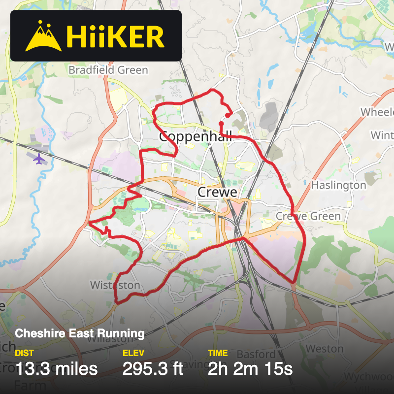 A map preview of the recording Hit my target 💪🏻😎 with my new kicks.