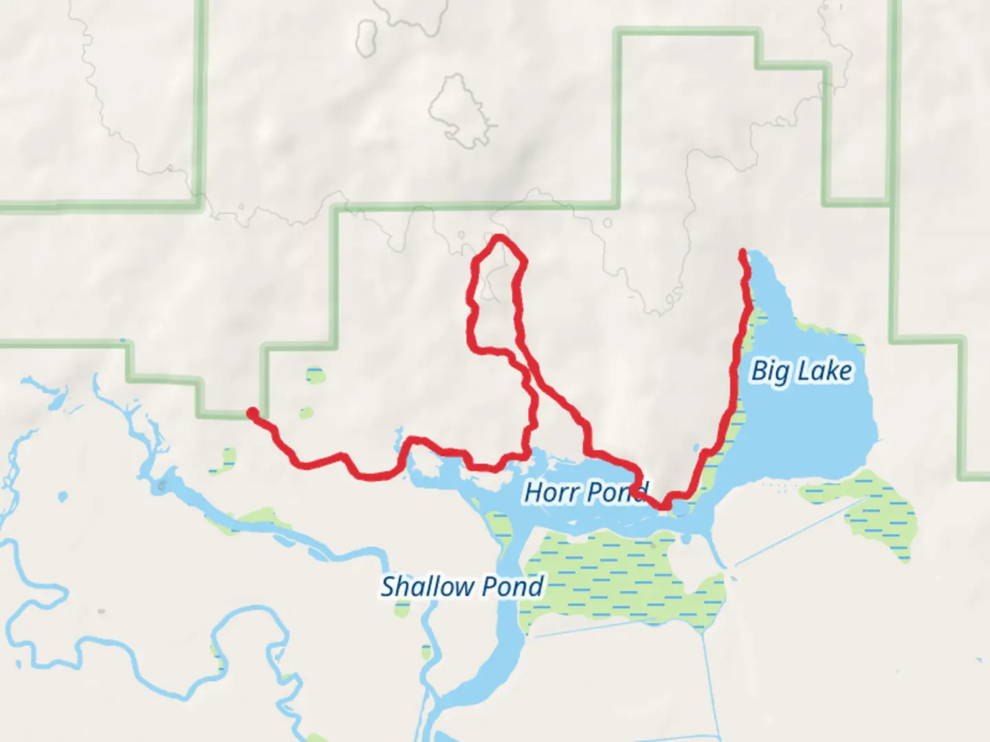 An image depicting the trail Tule River and its surrounding area.
