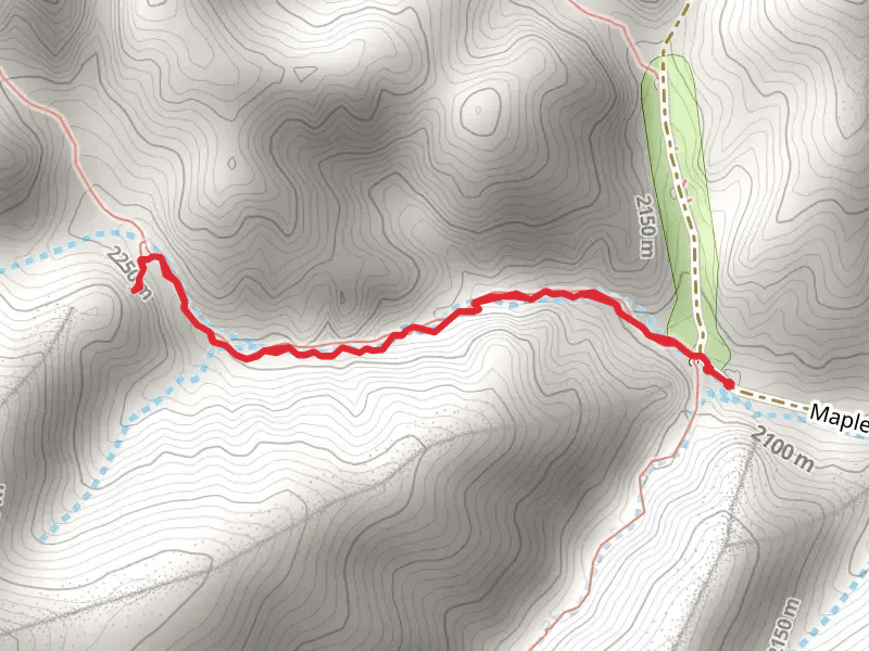 Maple Canyon Natural Arch via Middle Fork Trail