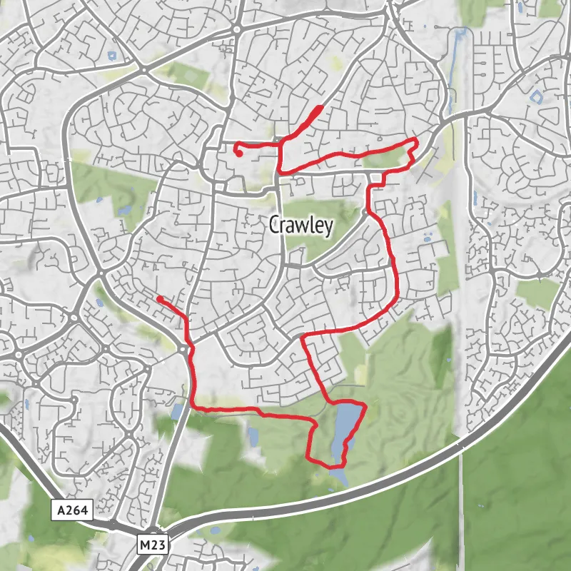 Morning fun run mobile static map