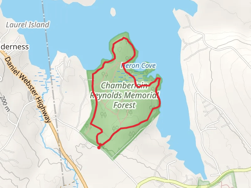 Heron Cove and Dog Cove from College Road