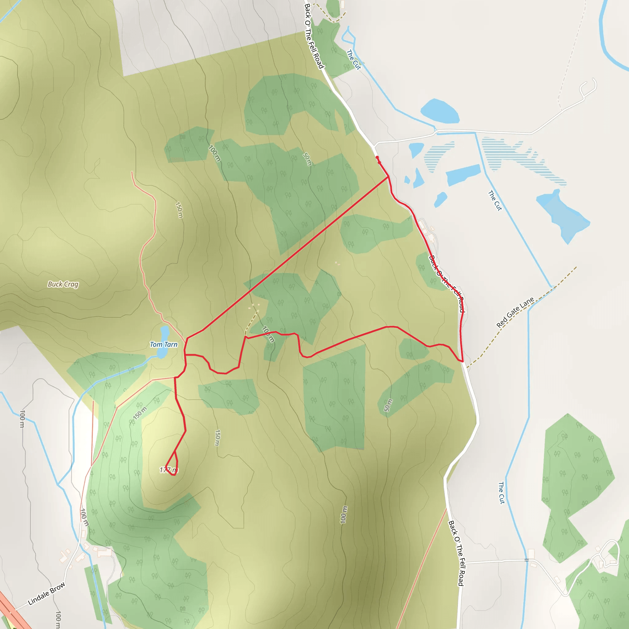 Dixon Heights Tower Loop mobile static map