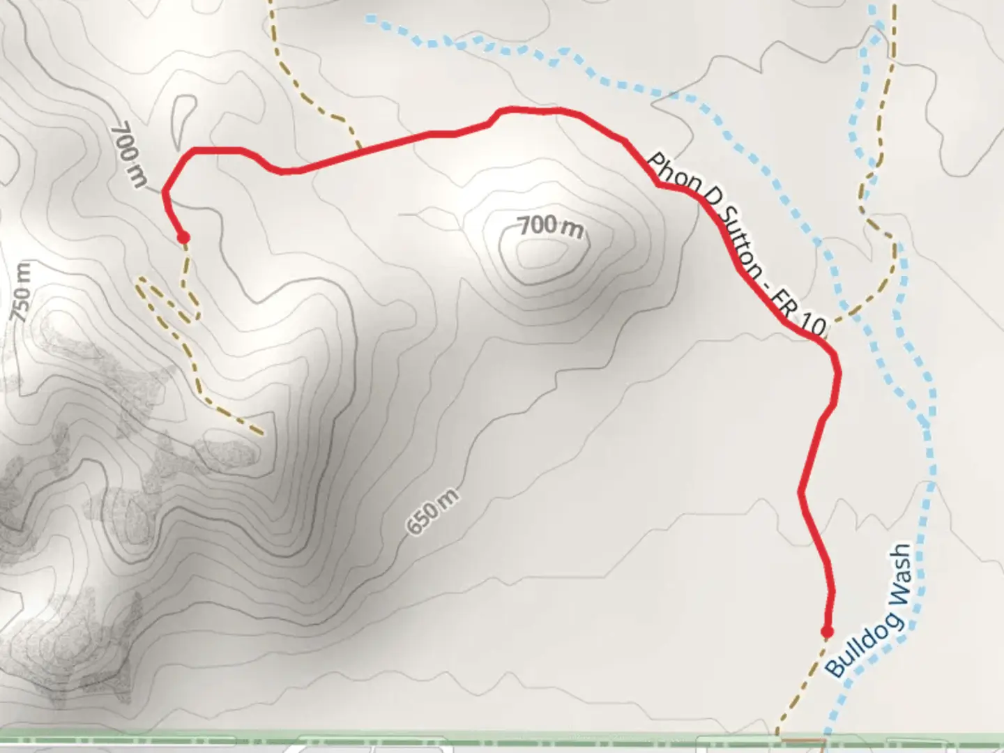 An image depicting the trail Phon D Sutton and its surrounding area.
