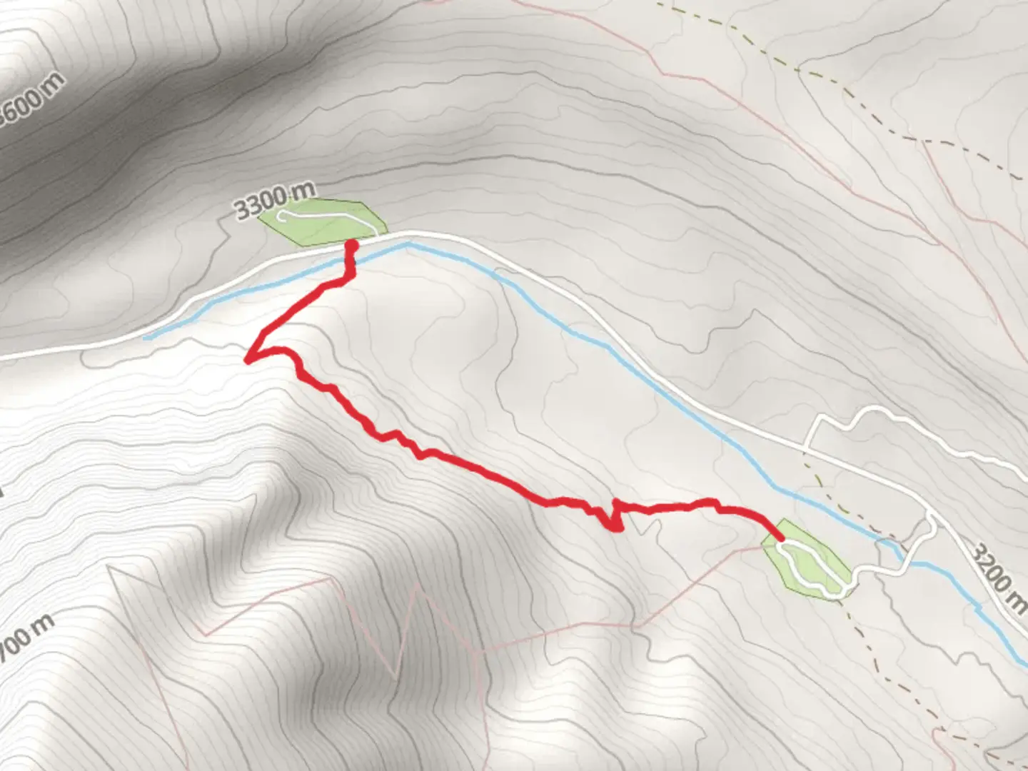 An image depicting the trail Horseshoe Campground via Limber Grove Trail and its surrounding area.