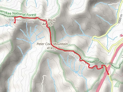High Rock, Peter Cove Mountain via Appalachian Trail