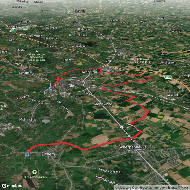 Treinstapper Scherpenheuvel-Zichem - Diest