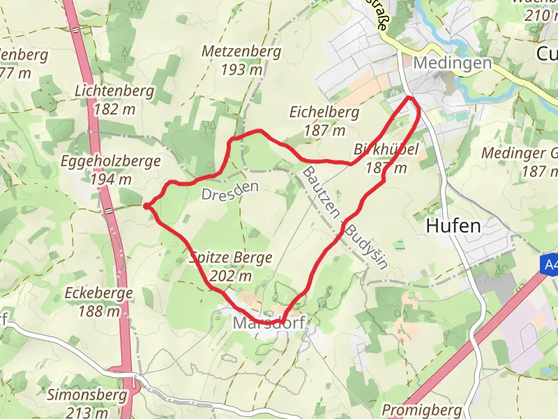 Spitze Berge Loop